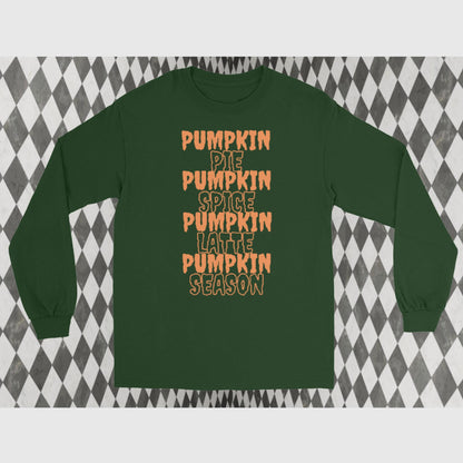 Graphic T Long Sleeve Shirt I love Pumpkin