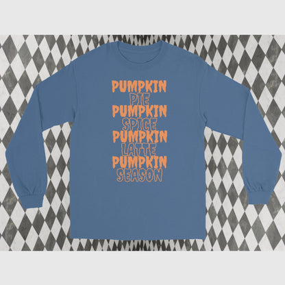 Graphic T Long Sleeve Shirt I love Pumpkin