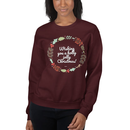 Unisex Sweatshirt Wishing you a Merry Holiday