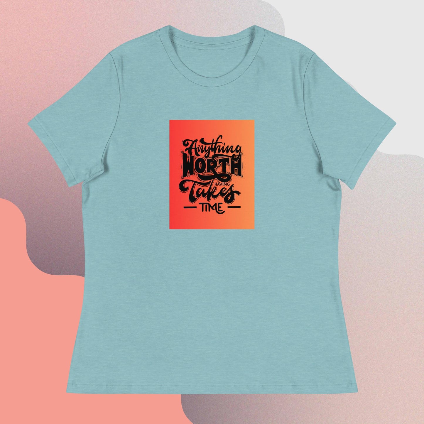 Women's Relaxed T-Shirt Know your worth