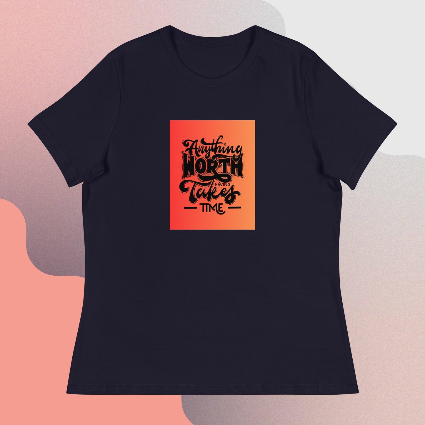 Women's Relaxed T-Shirt Know your worth